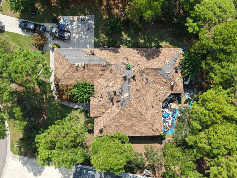 Residential roof replacement in St. James Plantation Southport NC by RGR Construction & Roofing